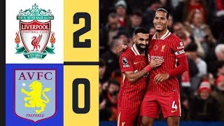 Liverpool vs Aston Villa 20  All Goals amp Extended Highlights  Premier League 202425 [upl. by Adelpho]