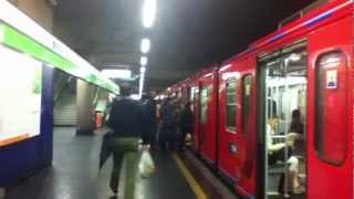 arrivo metropolitana M2 ET 245 alla stazione di Centrale Milano [upl. by Jeminah]