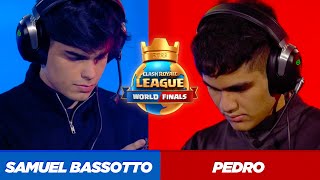 SAMUEL BASSOTO VS PEDRO  FINAL DEL MUNDO CRL 2023  PRESENCIAL clashroyale [upl. by Fogarty]