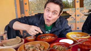 Best Bhutanese Food  FEAST of Bhutan Dishes  Fermented YAK Cheese Day 12 [upl. by Robbert]