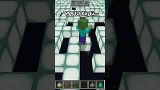 999 IQ Köylü Labirent Zorluğu  Medium  Minecraft  youtubeshorts minecraft shorts [upl. by Lafleur461]