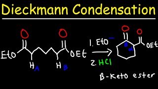 Dieckmann Condensation Reaction Mechanism [upl. by Adli]