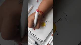 Cute smiley  happy happy video  smiley drawing shorts happy smile cute art [upl. by Inaleon]