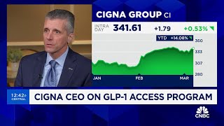 Cigna CEO on medicare advantage and GLP1 access program [upl. by Elset]