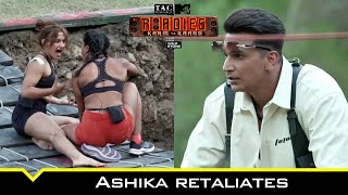 Ashika और Pallavi के Task में हुई ज़बरदस्त लड़ाई  MTV Roadies S19  कर्म या काण्ड [upl. by Nellie]