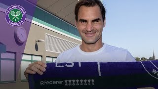 Roger Federer remembers his eight Wimbledon titles [upl. by Semela]