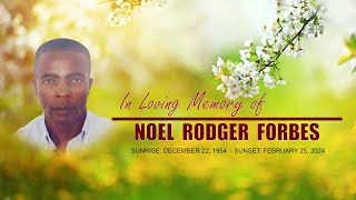 THE MEMORIAL SERVICE FOR THE NOEL RODGER FORBES [upl. by Portwine217]