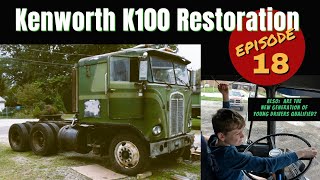 Kenworth K100 Cabover Semi Truck episode 18 [upl. by Anatolio297]