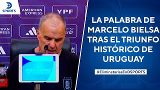 Las sensaciones de Marcelo BIELSA tras el triunfo de URUGUAY ante ARGENTINA en La Bombonera [upl. by Janeen]