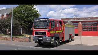 Norfolk Fire amp Rescue Service Thetford RRP12reg 4x4 MAN Turnout July 2024 [upl. by Ahron]