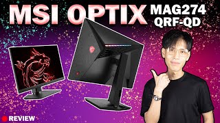 Review  จอ MSI ตัวนี้สวยจริง 2K 165 Hz IPS MAG27QRFQD [upl. by Yedrahs]