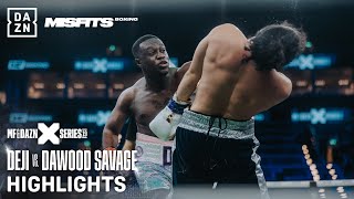 HIGHLIGHTS  Deji vs Dawood Savage  XSeries 19  Qatar The Supercard [upl. by Saxela]