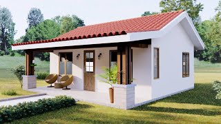 6 x 8 Meters  OneStory Small House Design Ideas  Exploring Tiny House [upl. by Gunar96]