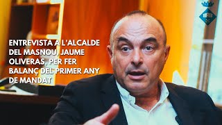 Entrevista a lalcalde del Masnou Jaume Oliveras per fer balanç del primer any de mandat [upl. by Bixby]