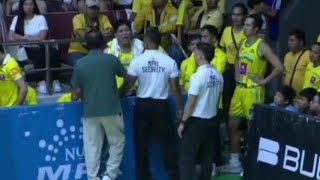 Jemal Vizcarra Ejected after disqualifying foul for hitting Joshua Montero  Parañaque vs Bulacan [upl. by Eybbob304]