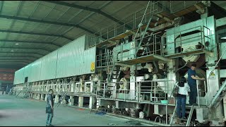 High quality Corrugated paper making machineFourdrinier Wire high strength fluting paper machine [upl. by Pirzada]