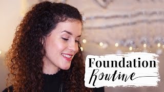 FOUNDATION ROUTINE  Naturkosmetik  Glowy Alltagsmakeup Winter  heylilahey [upl. by Peckham]