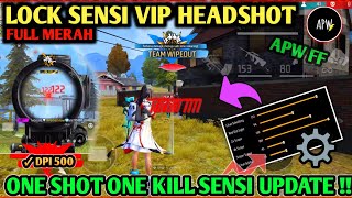 ‼️PENGATURAN SENSITIVITAS FF AUTO HEADSHOT 2024 ☠️🎯 ALL DEVICE AIM RASA APW FF [upl. by Cassilda760]