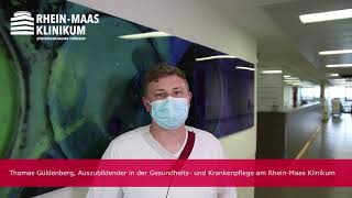 Schülerstation 2020 am RheinMaas Klinikum Fazit der 1 Woche  Interview mit drei Auszubildenden [upl. by Reisinger717]