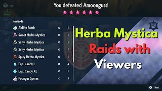 Herba Mystica Raids with Viewers in Pokemon Scarlet and Violet [upl. by Max299]