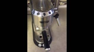 DeLonghi Dedica Espresso Machine Review  BAD MACHINE  BE CAREFUL [upl. by Broek]