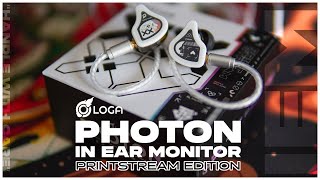 UNBOXING LOGA Photon IEM In Ear Monitor Printstream Edition [upl. by Yllib]