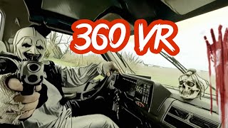 TERROR 360  CREEPY ART THE CLOWN  vr VR HORROR EXPERIENCE 👻 360 video [upl. by Enyedy]