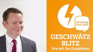 Geschwätzblitz mit Jan Gustafsson 13052016 [upl. by Refiffej440]