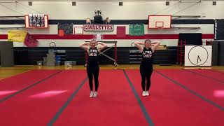 Cheer Tryout Dance 2022 Front [upl. by Arhat]