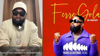 MESSAGE YA ARTISTE MUSICIEN FERRE GOLA PONA CONCERT PARIS LA DEFENSE ARENA BOLANDA SVP [upl. by Bald]