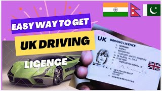 UK Driving License how to apply provisional licence drive uk licence india nepal pakistan [upl. by Pomona]