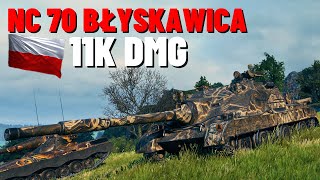 Tank Destroyer NC 70 Błyskawica  11K Damage No Hits Taken [upl. by Atilegna663]