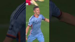 One of the great Hudson River Derby goals ✨ nycfc newyorkcityfc mls majorleaguesoccer soccer [upl. by Audrey]