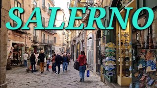 ✨️ Salerno Italy 2024 ✨️ 🇮🇹  4K HDR  Walking Tour italy walkingtour [upl. by Emalia]