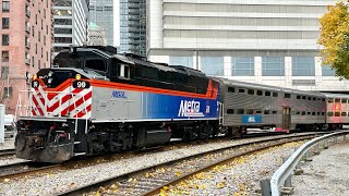 Metra 88  99 at Chicago Union Station [upl. by Anyal]