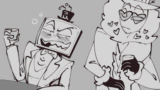 hello i love you  Hazbin Hotel Animatic implied RadioStatic [upl. by Burrell]