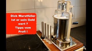 Wurstfüller Dick 68 Liter im Test  Kaufberatung  Tipps amp Bewertung vom Profi❗️ [upl. by Larentia]