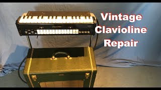 Clavioline repair maybe one of the earliest valve vacuum tube synthesizers [upl. by Wadsworth725]