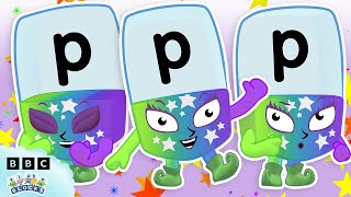 Pop About with Alphablock P 💥  Learn Phonics and Spelling  Alphablocks [upl. by Hnil951]