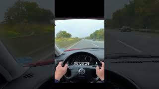 VW Golf 4 TDI TOP SPEED AND ACCELERATION automobile povtestdrive golf shorts [upl. by Breeze]