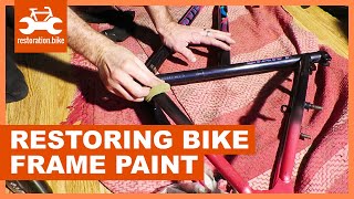 Restoring bike frame paint in 4 easy steps [upl. by Haldeman]