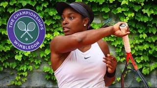 Sloane Stephens vs Diana Shnaider  Wimbledon 2024 [upl. by Padget]