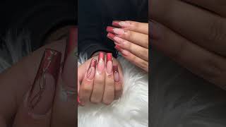 Ya te suites tus uñitas para estas fiestas yesisnails nails uñasnavideñas shortbeauty [upl. by Narih]