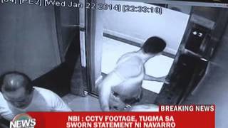 BREAKING NEWS  NBI presents CCTV footage to Media from Deniece Cornejos condo [upl. by Arik]