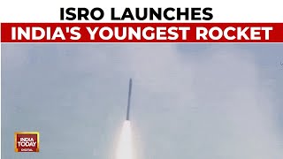 SSLV Indias Youngest Rocket Launched To Space With EOS08  ISRO News  India Today News [upl. by Avihs442]