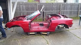 Exocet Build  Miata Body Removal [upl. by Nagad]