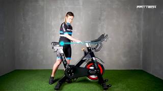 FFITTECH  Spin Bike Gold  Tutorial [upl. by Ahseikan]