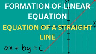 Equation of a straight line  Formation of straight lines  Class 11 12 ECAT  Lecture one  Hindi [upl. by Macintosh]