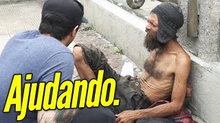 AJUDANDO MORADORES DE RUA ‹ ESPECIAL DE ANO NOVO › [upl. by Zebadiah770]