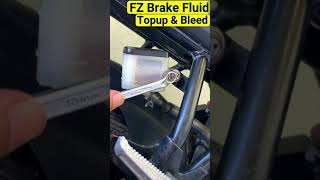 Brake Fluid topup and bleed shorts [upl. by Goldie]